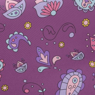 Hand Drawn Doodles Twill