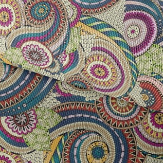 Three-dimensional Colorful Flo Waterproof Oxford