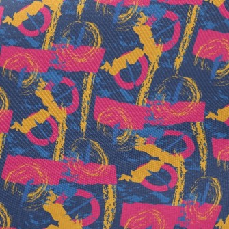 Abstract Circles And Lines Twill