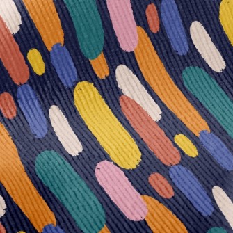 Colorful Raindrops Standard Corduroy