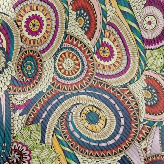 Three-dimensional Colorful Flo Standard Corduroy