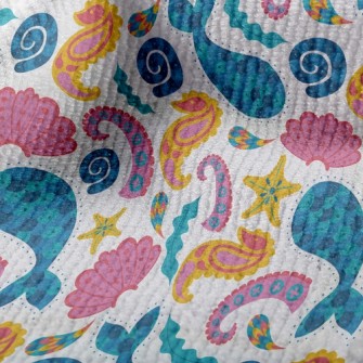 Sequined Sea Fish Terry