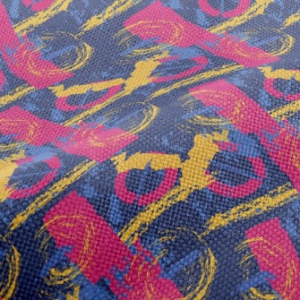 Abstract Circles And Lines Performance Linen