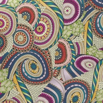 Three-dimensional Colorful Flo Twill