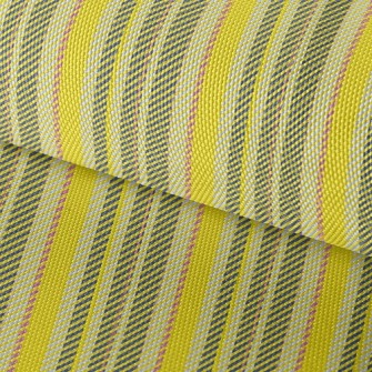 Yellow Striped Fabric Waterproof Oxford