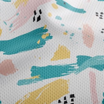 Messy Paintings Athletic Mesh Flat Back