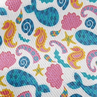 Sequined Sea Fish Standard Corduroy