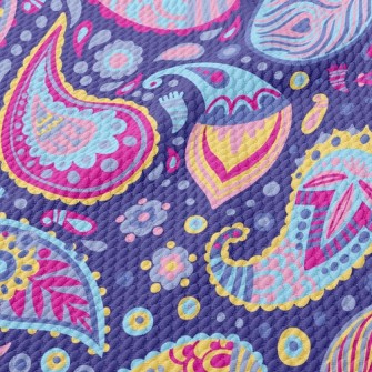 Colorful Patterns Birdseye Piqué