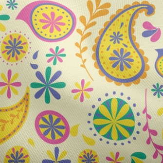 Flower And Wheel Dobby