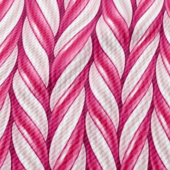 Candy Cane Birdseye Piqué