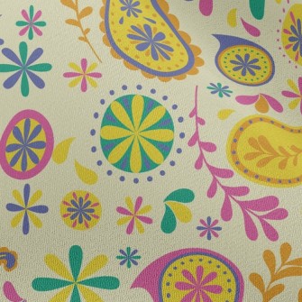 Flower And Wheel Chiffon