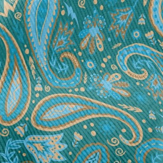 Lake Green Pattern Standard Corduroy