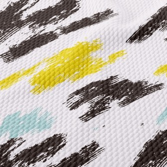Abstract Painting Birdseye Piqué