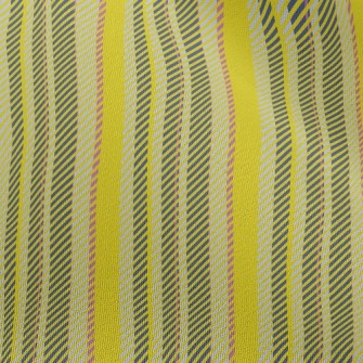 Yellow Striped Fabric Chiffon