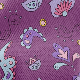 Hand Drawn Doodles Standard Corduroy