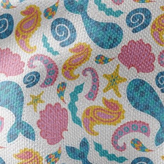 Sequined Sea Fish Waterproof Canvas