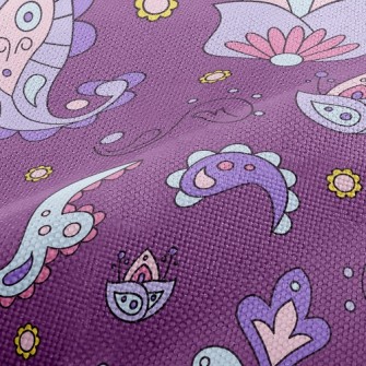 Hand Drawn Doodles Performance Linen