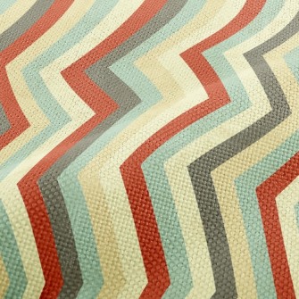 Zigzag Stripes Performance Linen