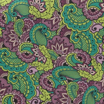 Dense Flowers And Grass Twill