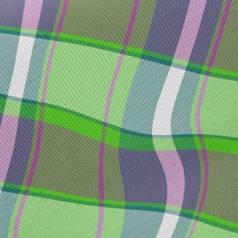 Green Apple Grid Twill