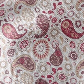 Oriental Traditional Flower Pa Waterproof Canvas