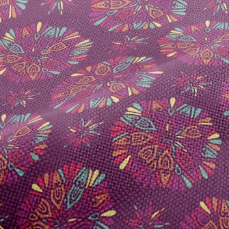 Indian Flowers Performance Linen