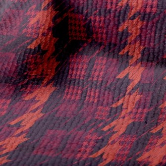 Red Date Houndstooth Terry