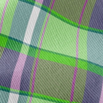 Green Apple Grid Standard Corduroy