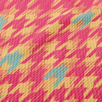 Sweet Houndstooth Birdseye Piqué