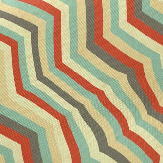 Zigzag Stripes Twill