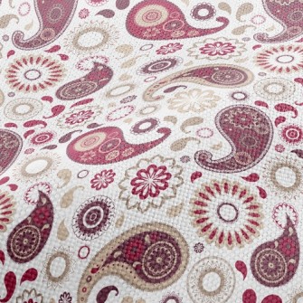 Oriental Traditional Flower Pa Performance Linen