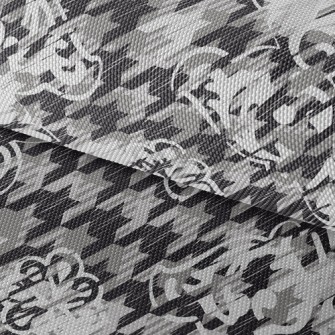 Houndstooth Pattern Waterproof Oxford