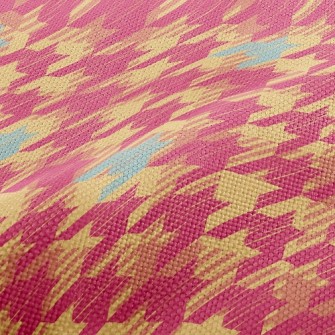 Sweet Houndstooth Performance Linen