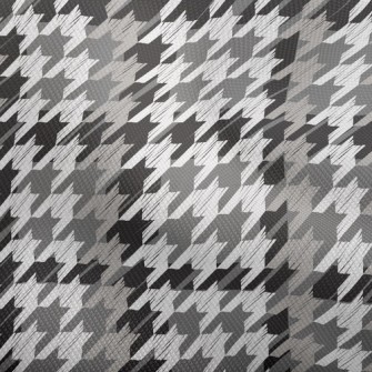 Black And Gray Houndstooth Dobby