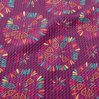 Indian Flowers Birdseye Piqué