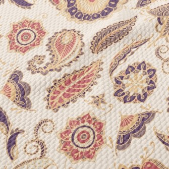 Oriental Romantic Elements Birdseye Piqué