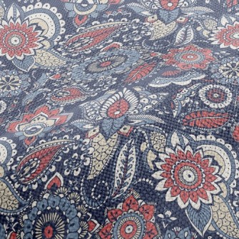 Traditional Retro Pattern Performance Linen