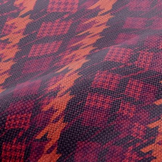 Red Date Houndstooth Performance Linen