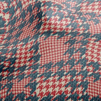 Popular Houndstooth Athletic Mesh Flat Back