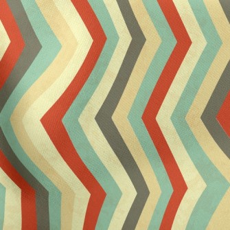Zigzag Stripes Stretch Ponte