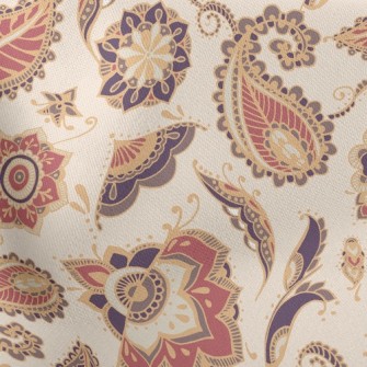 Oriental Romantic Elements Stretch Ponte