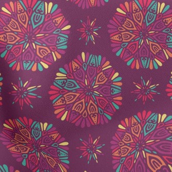 Indian Flowers Stretch Ponte