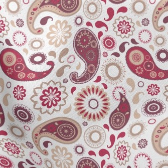 Oriental Traditional Flower Pa Stretch Ponte