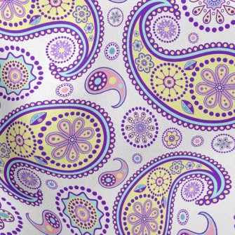 Yellow Insect Pattern Stretch Ponte