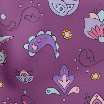 Hand Drawn Doodles Stretch Ponte