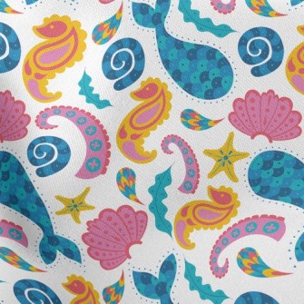 Sequined Sea Fish Stretch Ponte