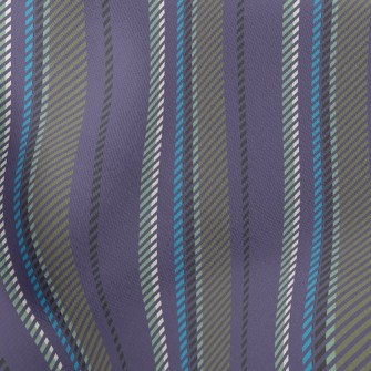 Elegant Striped Fabric Stretch Ponte