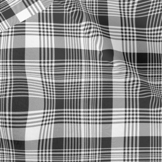 Gentleman Black And White Chec Micro Fleece