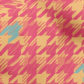 Sweet Houndstooth Micro Fleece