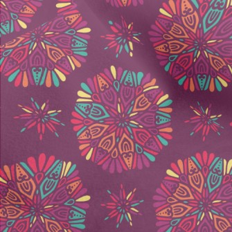 Indian Flowers Micro Fleece